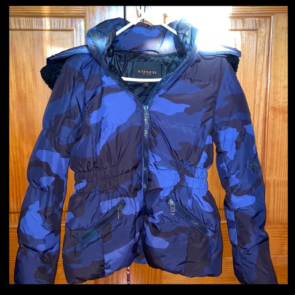 Camouflage Coach Coat
